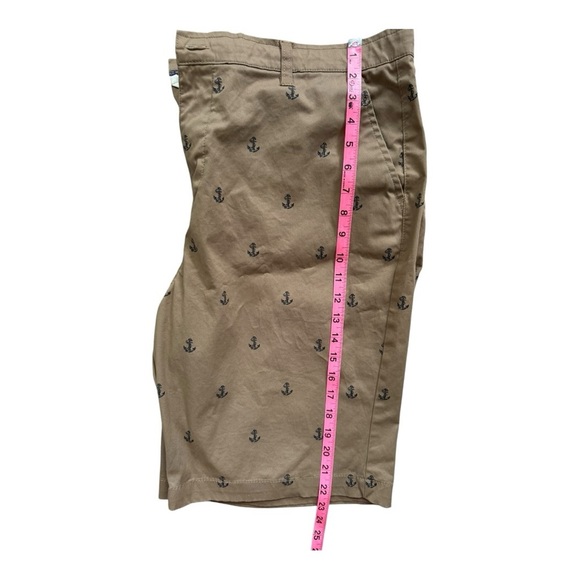 Men's Tan Anchor Print Shorts US38 - Picture 3 of 4